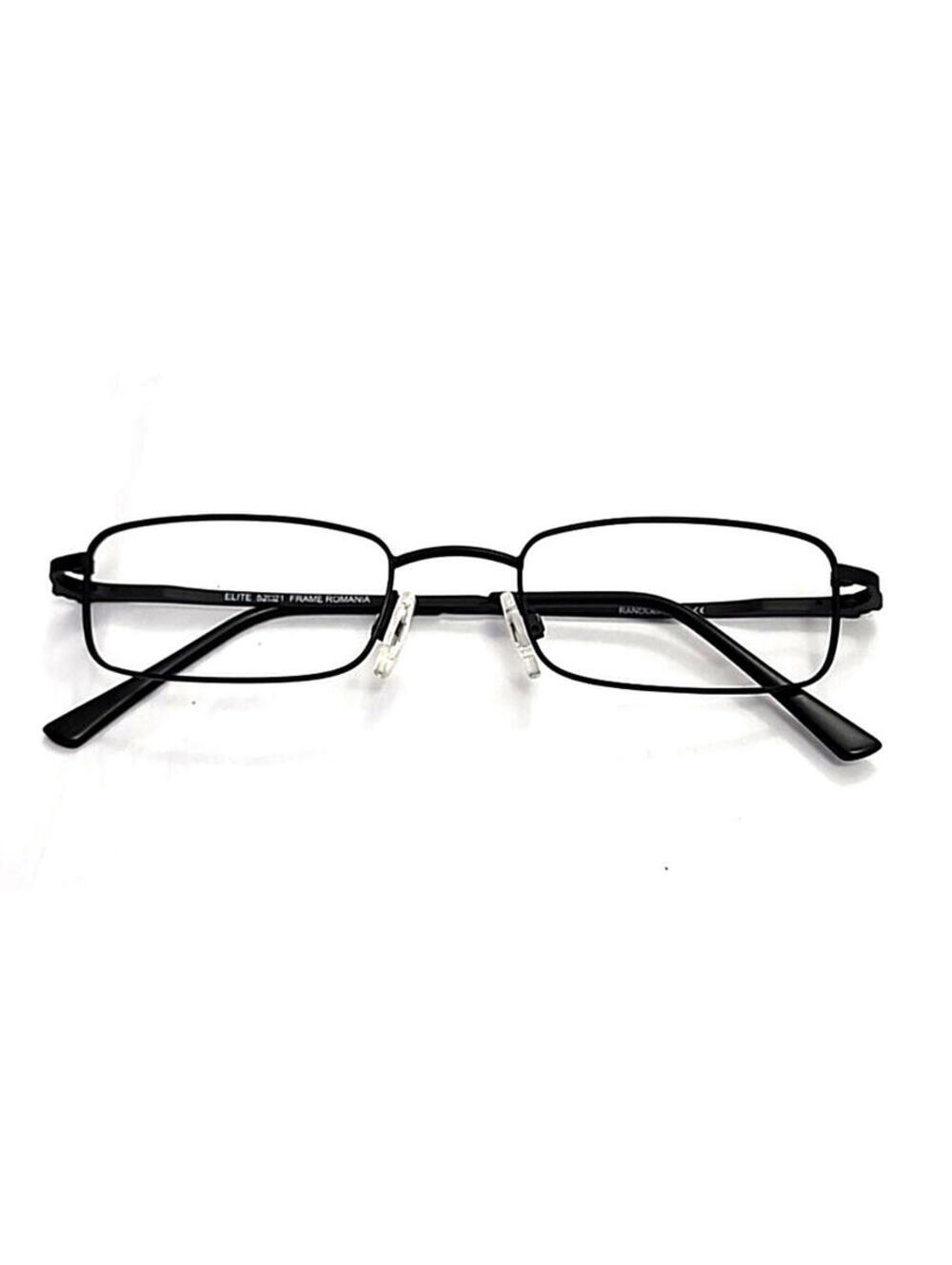 Randolph Elite RE22Y99-G Black Rectangle Eyeglasses Frame 52-21 145 New